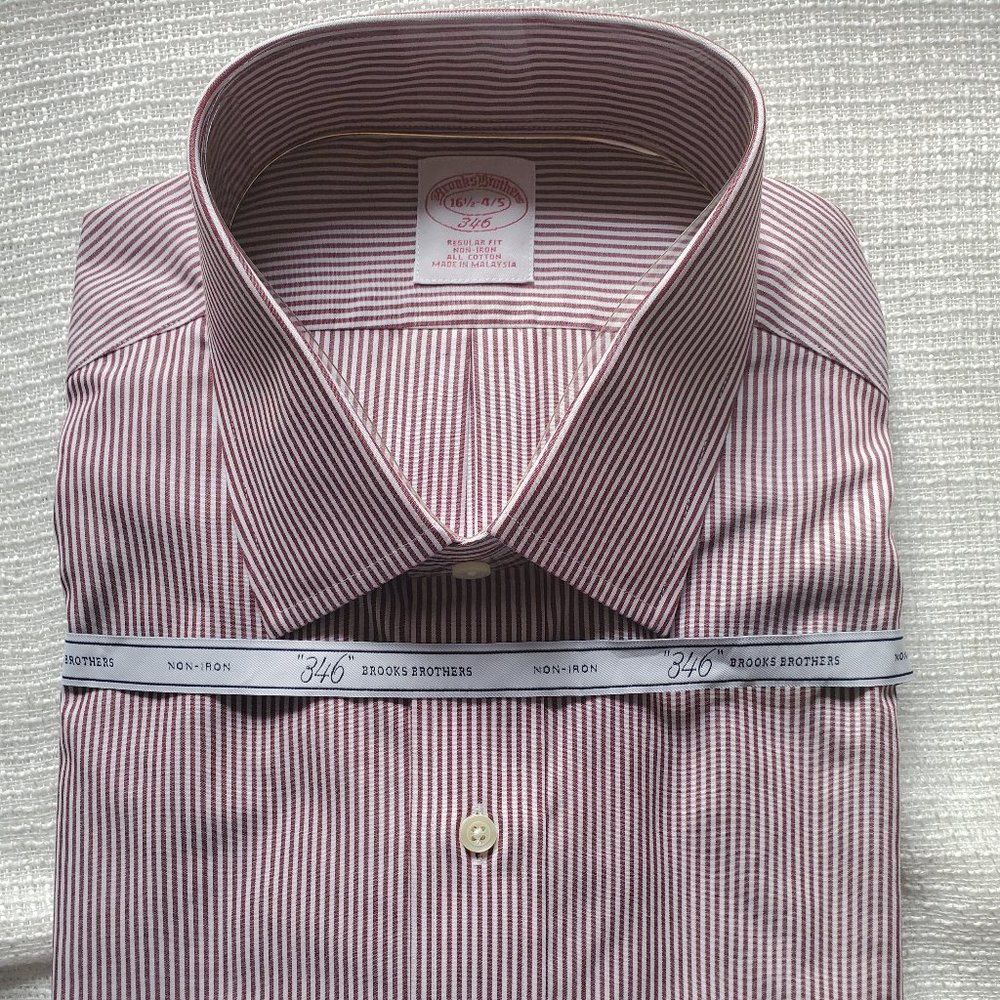 Brook Brothers 346 Non-Iron Regent Regular-Fit Dress Shirt, Stripe